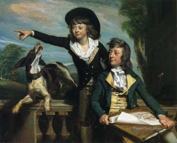 チャールズ・カリス・ウェスタンとその弟シャーリー ウェスタン植民地時代のニューイングランドの肖像画 ジョン・シングルトン・コプリー Oil Paintings